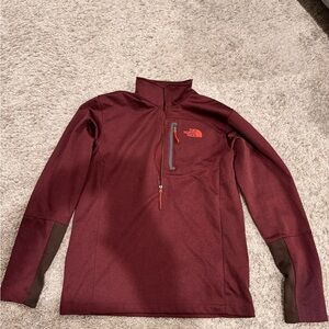 The North Face Burgundy Pullover